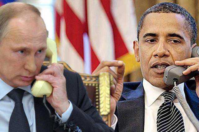 Путин и Обама поговорили по телефону